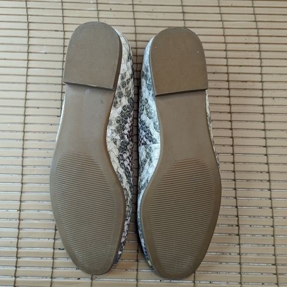 Steve Madden Danni Ballet flats Python Snake Print  Leather Womens Size 7M. New - Picture 9 of 9